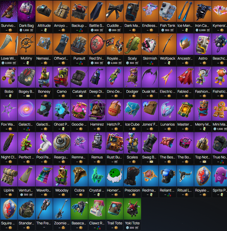 продажа аккаунта к игре Fortnite